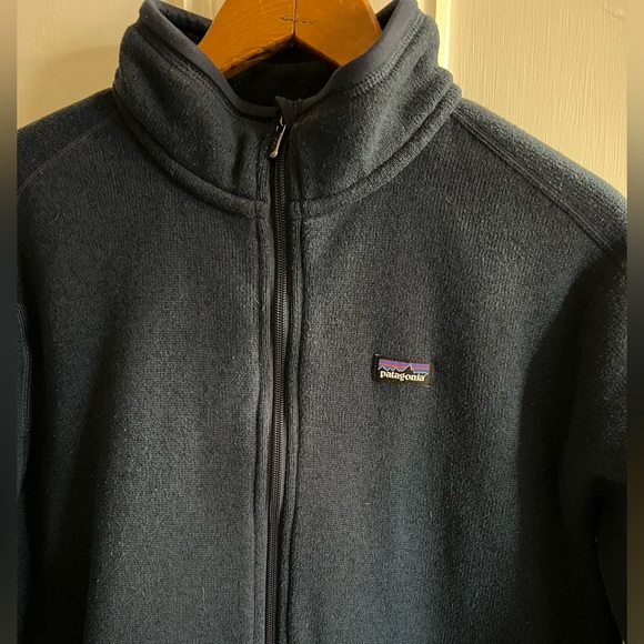 Patagonia Better Sweater Navy Full Zip -No Size Tag- Fits like a MNs Size LG - Picture 4 of 9